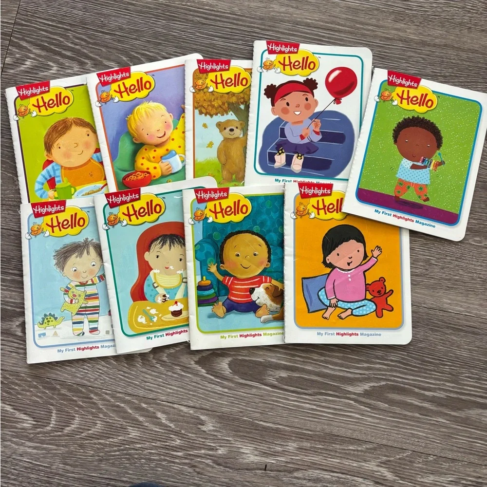 Bundle lot 9 Baby toddler Hello Highlights Magazines - Picture 1 of 5